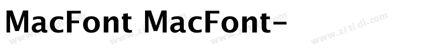 MacFont MacFont字体转换